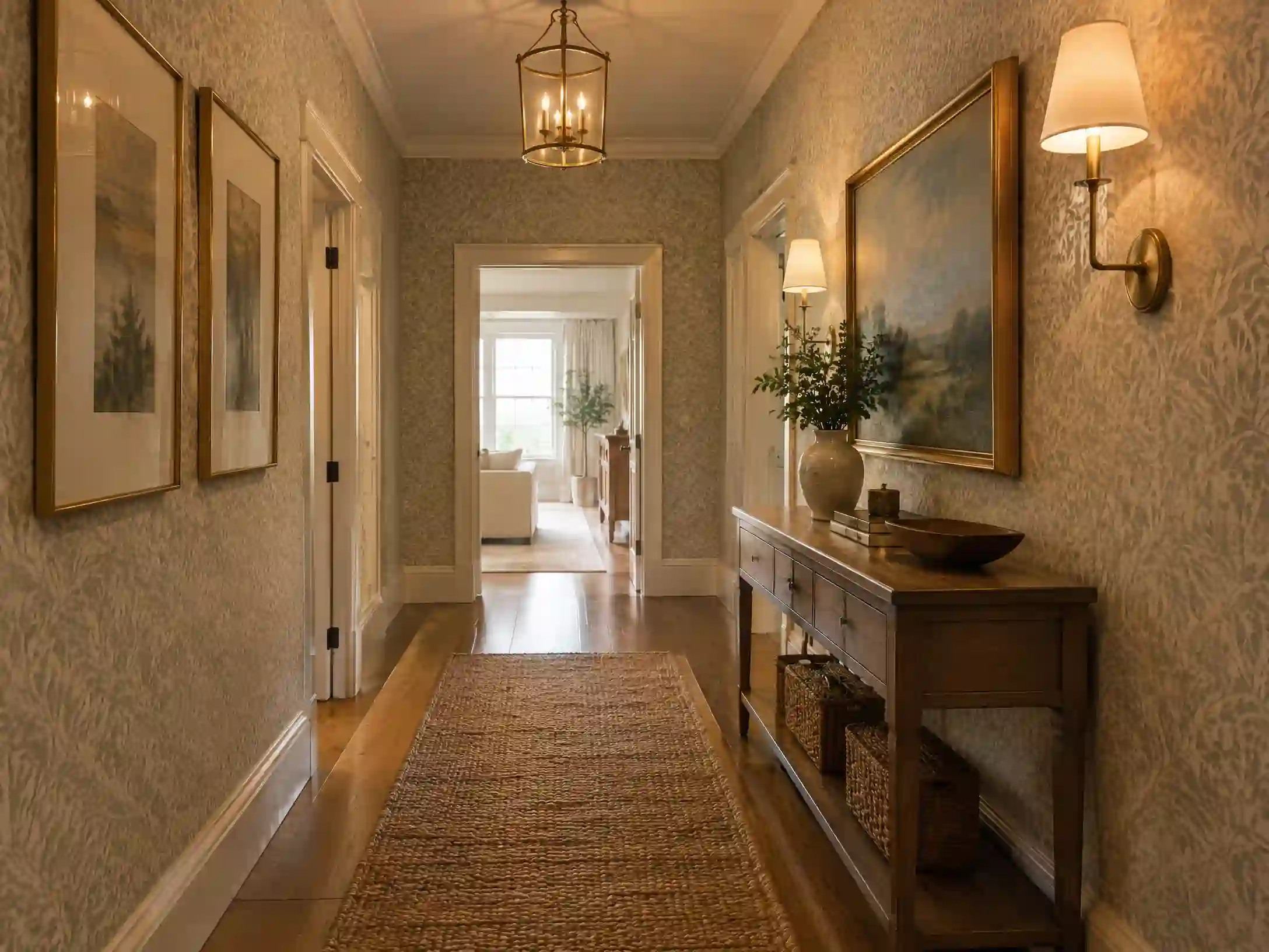 Welcoming hallway design